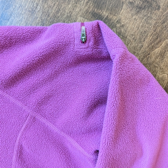 L.L.Bean Pink Pullover Fleece Base layer XL - Picture 2 of 6